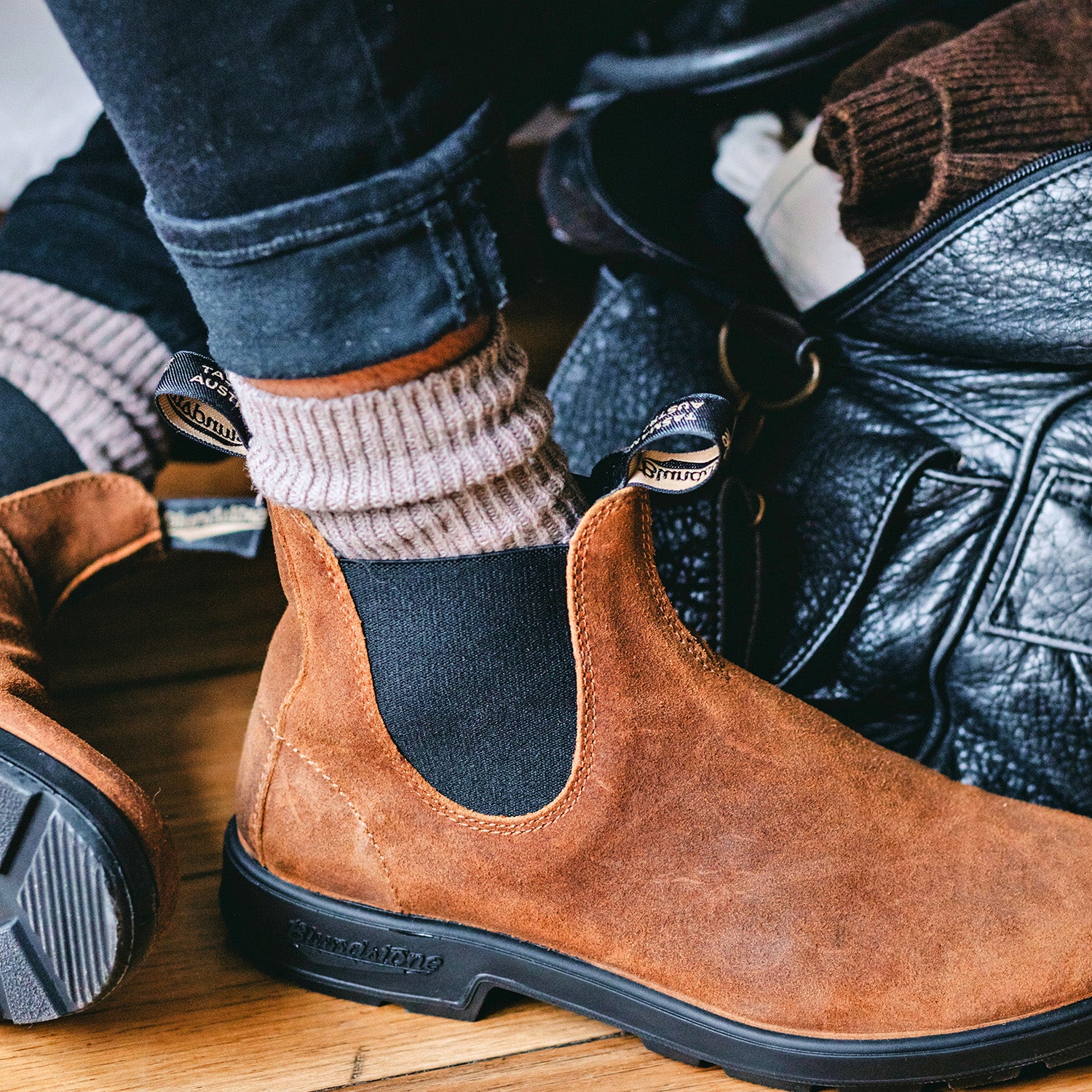 Blundstone 1911 Originals Tobacco Waxed Suede