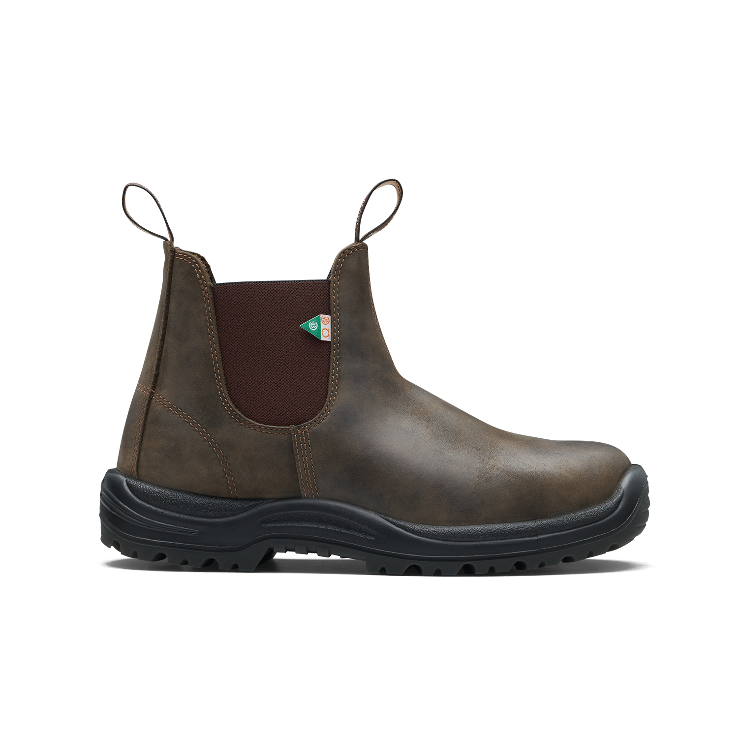 Blundstone 180 Work & Safety Boot Waxy Rustic Brown