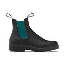 Blundstone 2320 Originals Women's High Top Black with Green Elastic