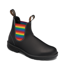 Blundstone 2105 Originals Black with Rainbow Elastic and Contrast Stitching