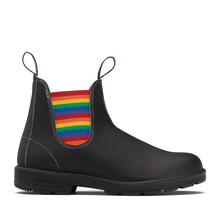 Blundstone 2105 Originals Black with Rainbow Elastic and Contrast Stitching