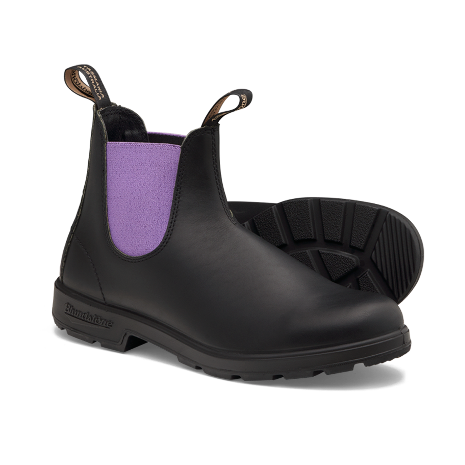 Blundstone 2303 - Original Black Chelsea with Lavender Elastic