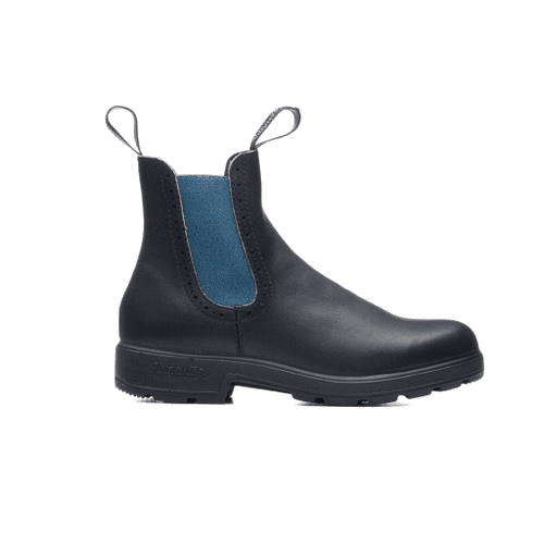 Blundstone 2320 Originals Women's High Top Black with Green Elastic