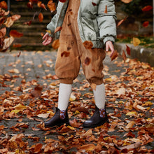 Blundstone 2395 Kids Brown with Butterfly Lilac Elastic