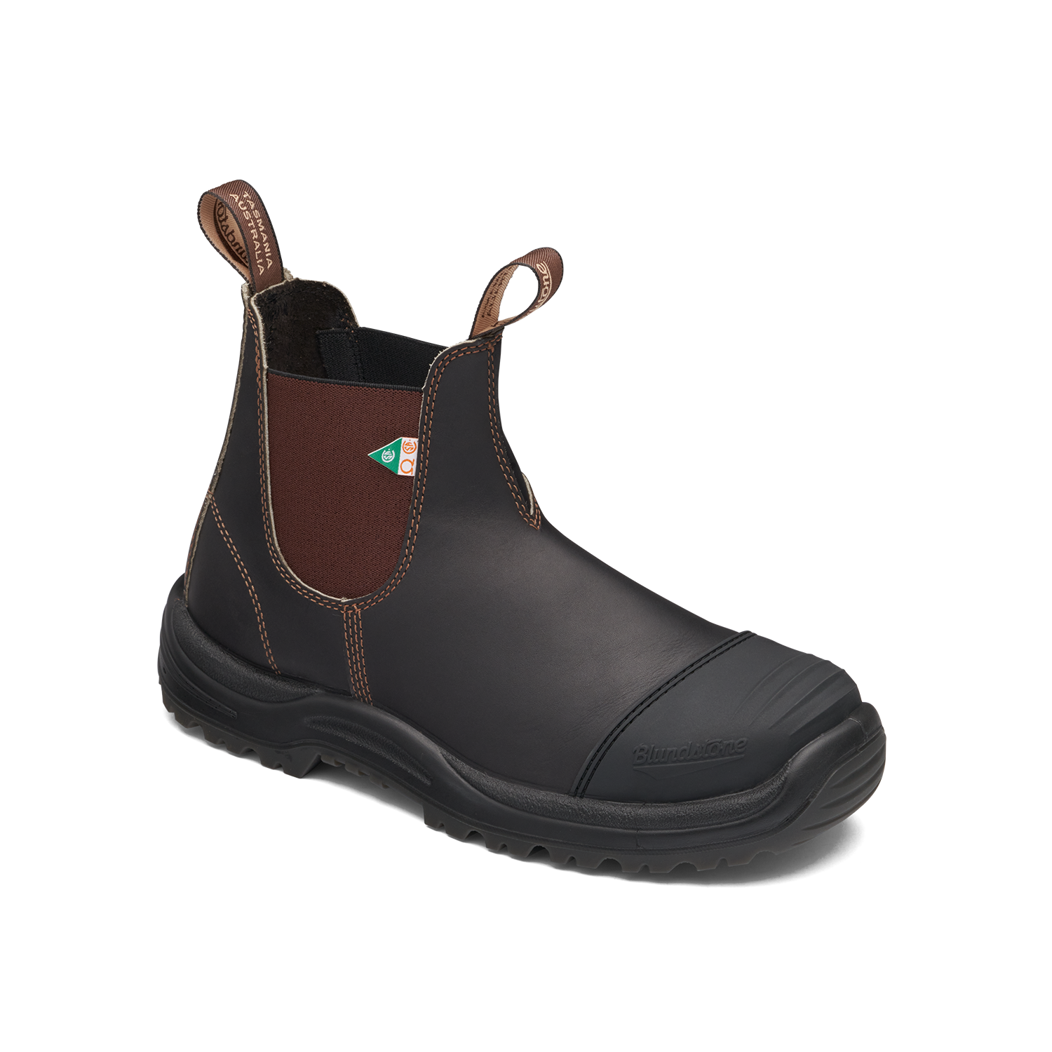 Rubber composite toe work top boots
