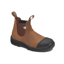 Blundstone 169 Work & Safety Boot Rubber Toe Cap Saddle Brown