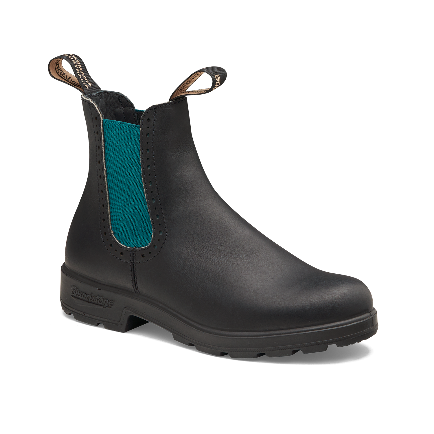 Blundstone 2320 Original Women's High Top Black with Green Elastic