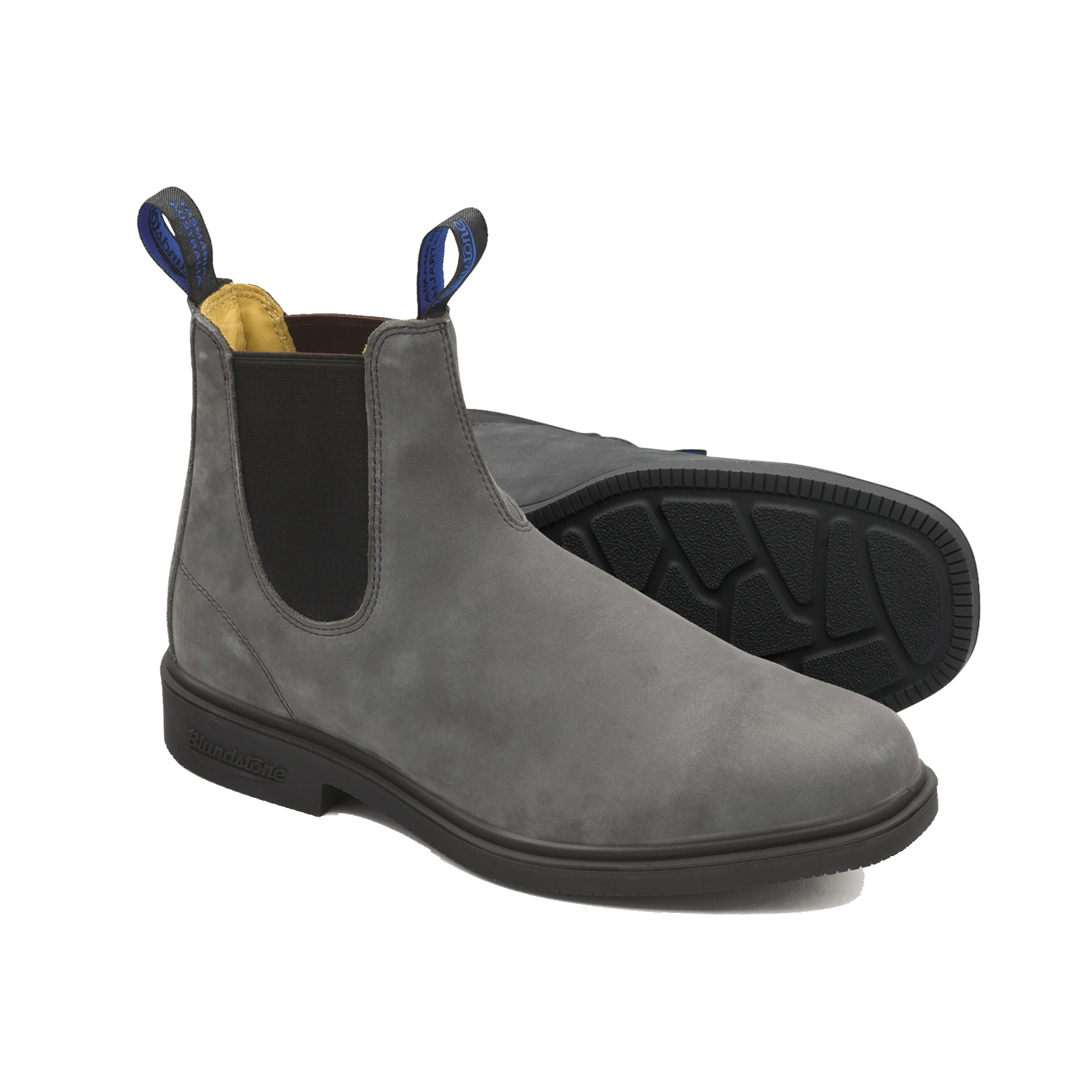 Rustic black 2025 chisel toe blundstone