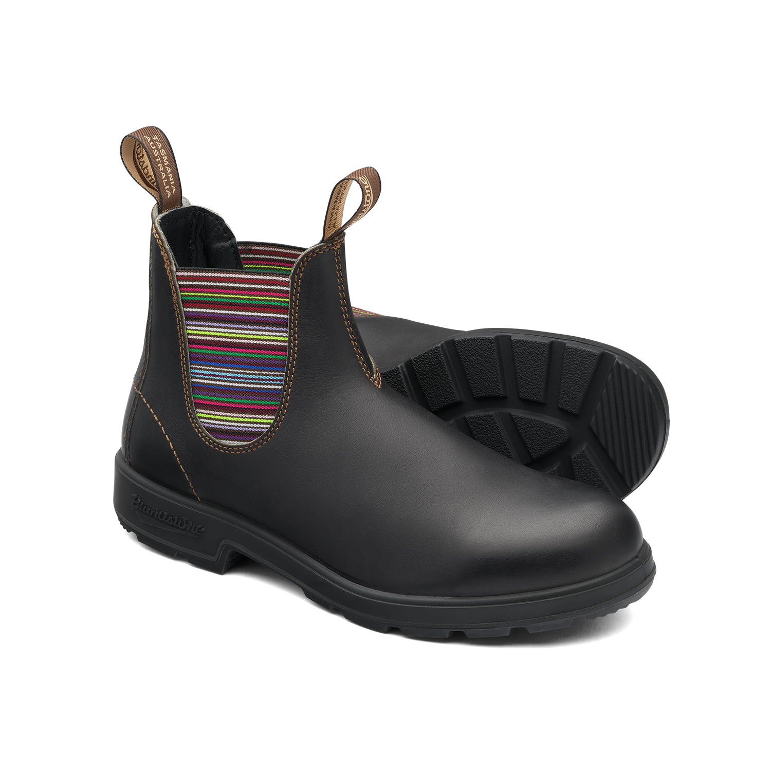 Blundstone 1409 Originals Stout Brown Striped Elastic