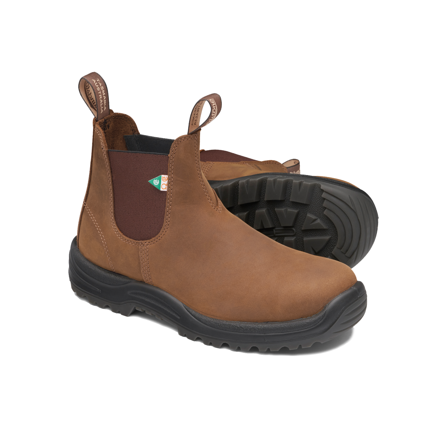 Blundstone 164 Work & Safety Boot Saddle Brown