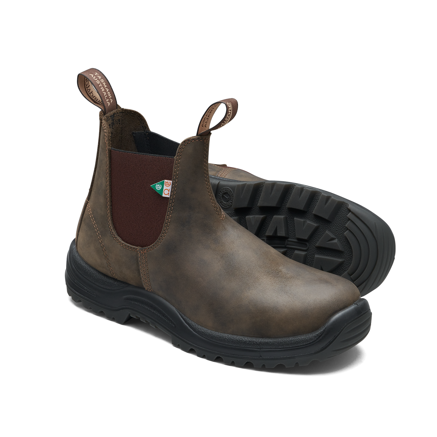 Blundstone 180 Work & Safety Boot Waxy Rustic Brown