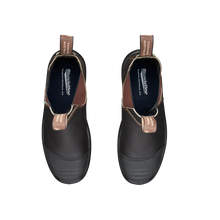 Blundstone 167 Work & Safety Boot Rubber Toe Cap Stout Brown