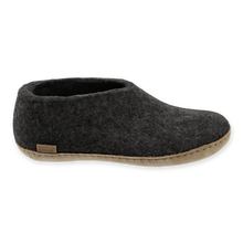 Glerups Shoe Charcoal - Leather Sole