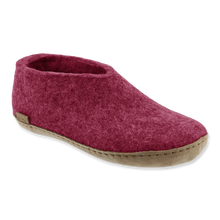 Glerups Shoe Cranberry - Leather Sole