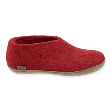 Glerups Shoe Red - Leather Sole