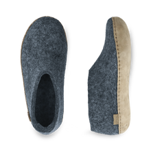 Glerups Shoe Denim - Leather Sole