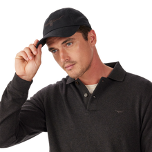 R.M. Williams Longhorn Twill Cap Black Wash