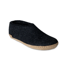 Glerups Shoe Charcoal - Leather Sole