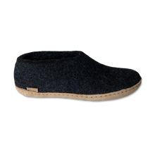 Glerups Shoe Charcoal - Leather Sole