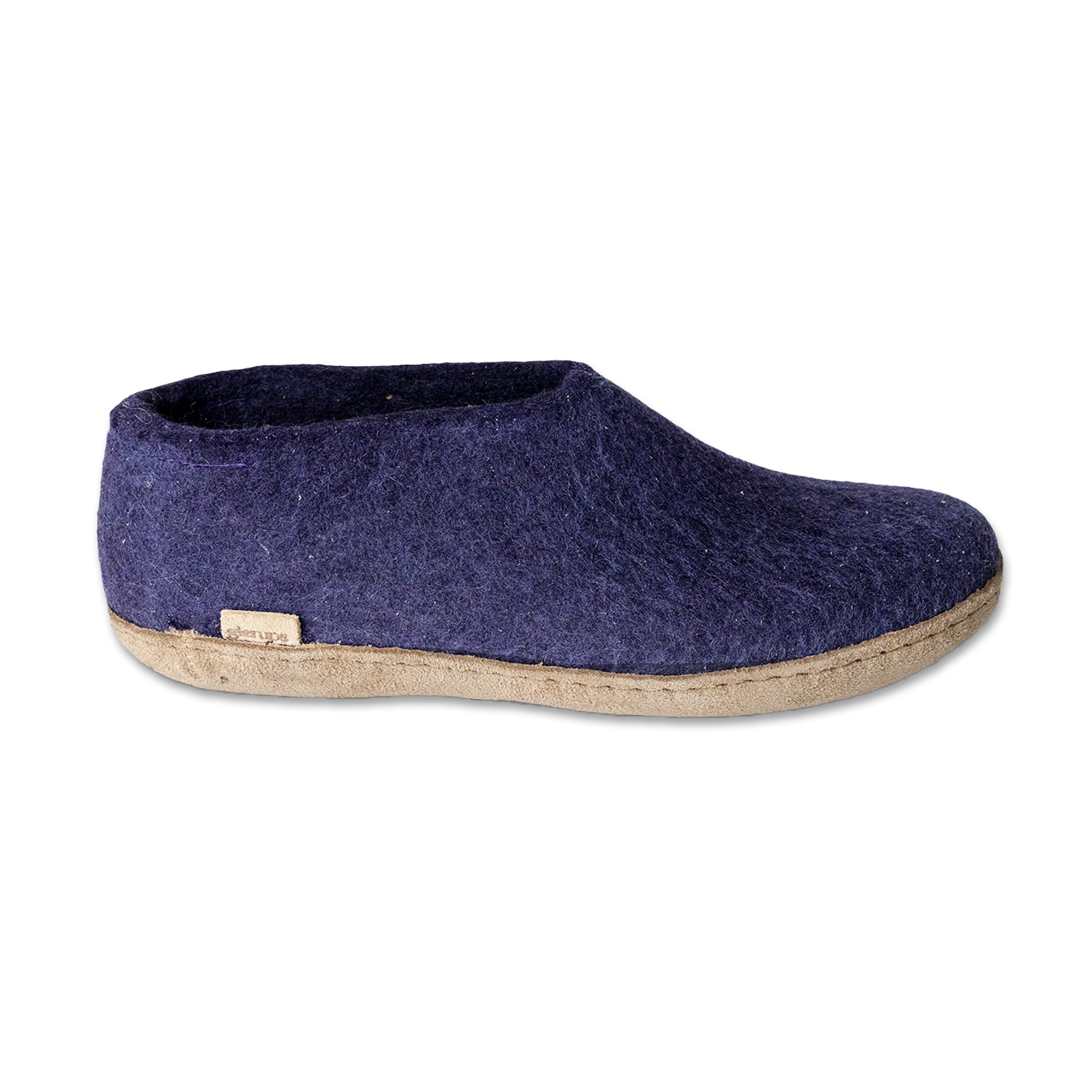 Glerups Shoe Purple - Leather Sole