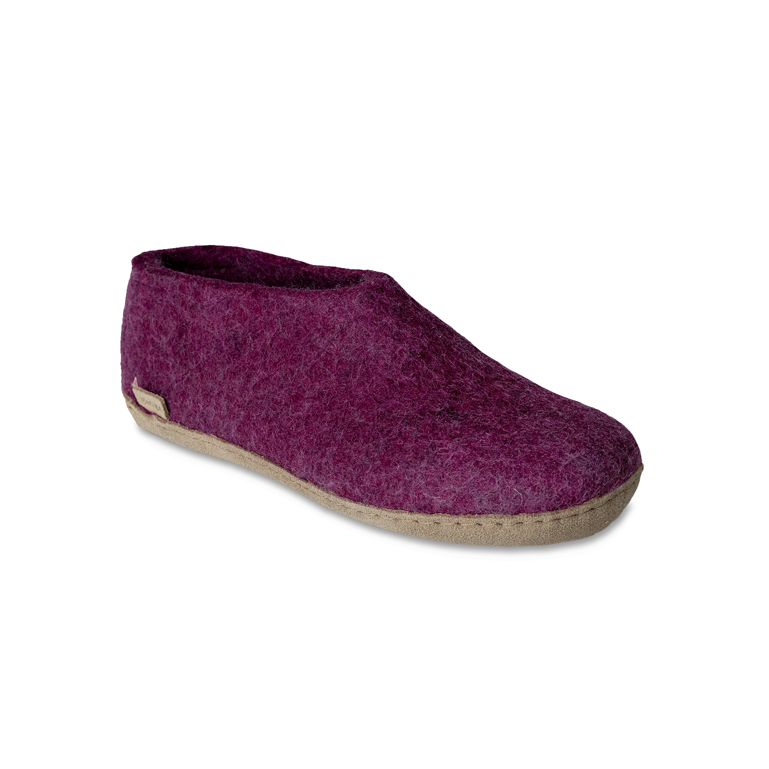 Glerups Shoe Cranberry - Leather Sole