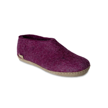 Glerups Shoe Cranberry - Leather Sole