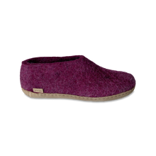 Glerups Shoe Cranberry - Leather Sole