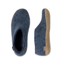 Glerups Shoe Denim - Leather Sole