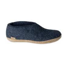 Glerups Shoe Denim - Leather Sole