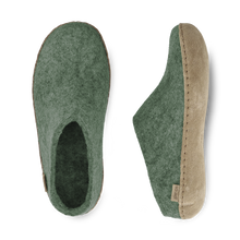 Glerups Slip-on Moss - Leather Sole