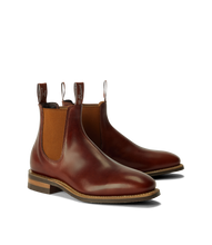 R.M. Williams Comfort Craftsman - Cuir gras Brun sellerie moyen