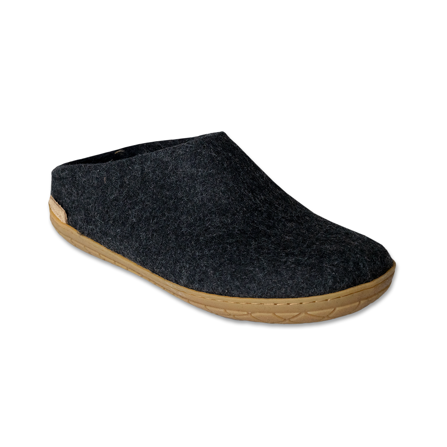 Glerups Slip-on Charcoal - Rubber Sole