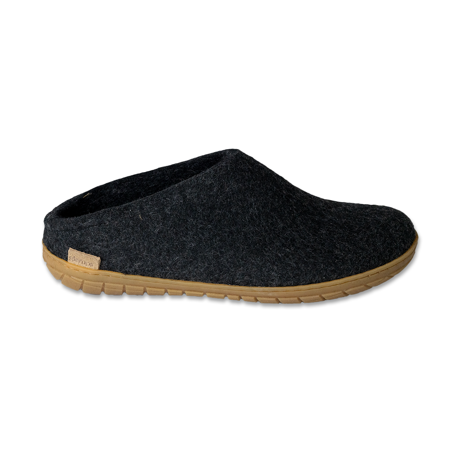 Glerups Slip-on Charcoal - Rubber Sole