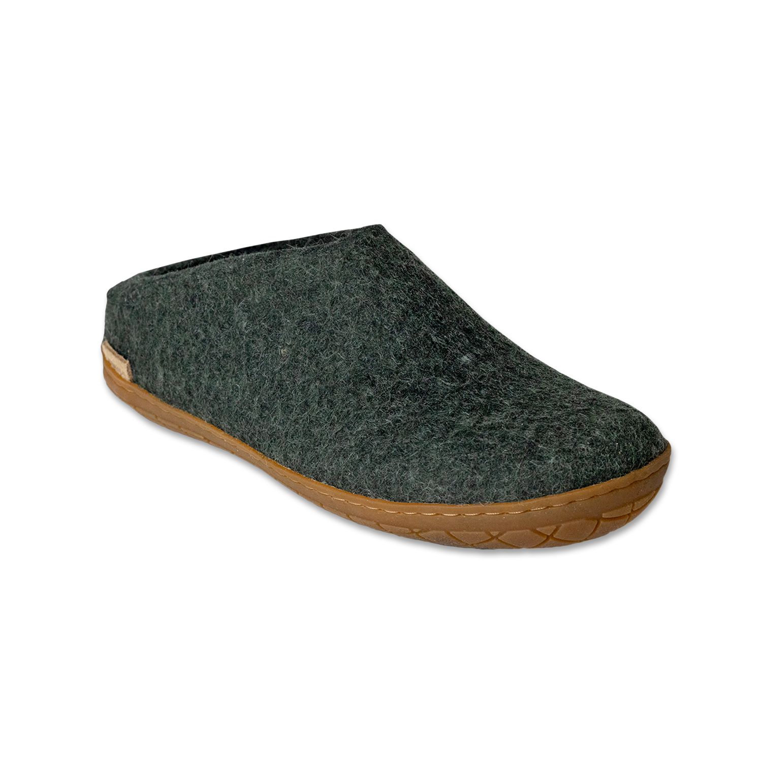Glerups Slip-on Forest Green - Rubber Sole