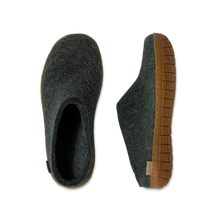 Glerups Slip-on Forest Green - Rubber Sole