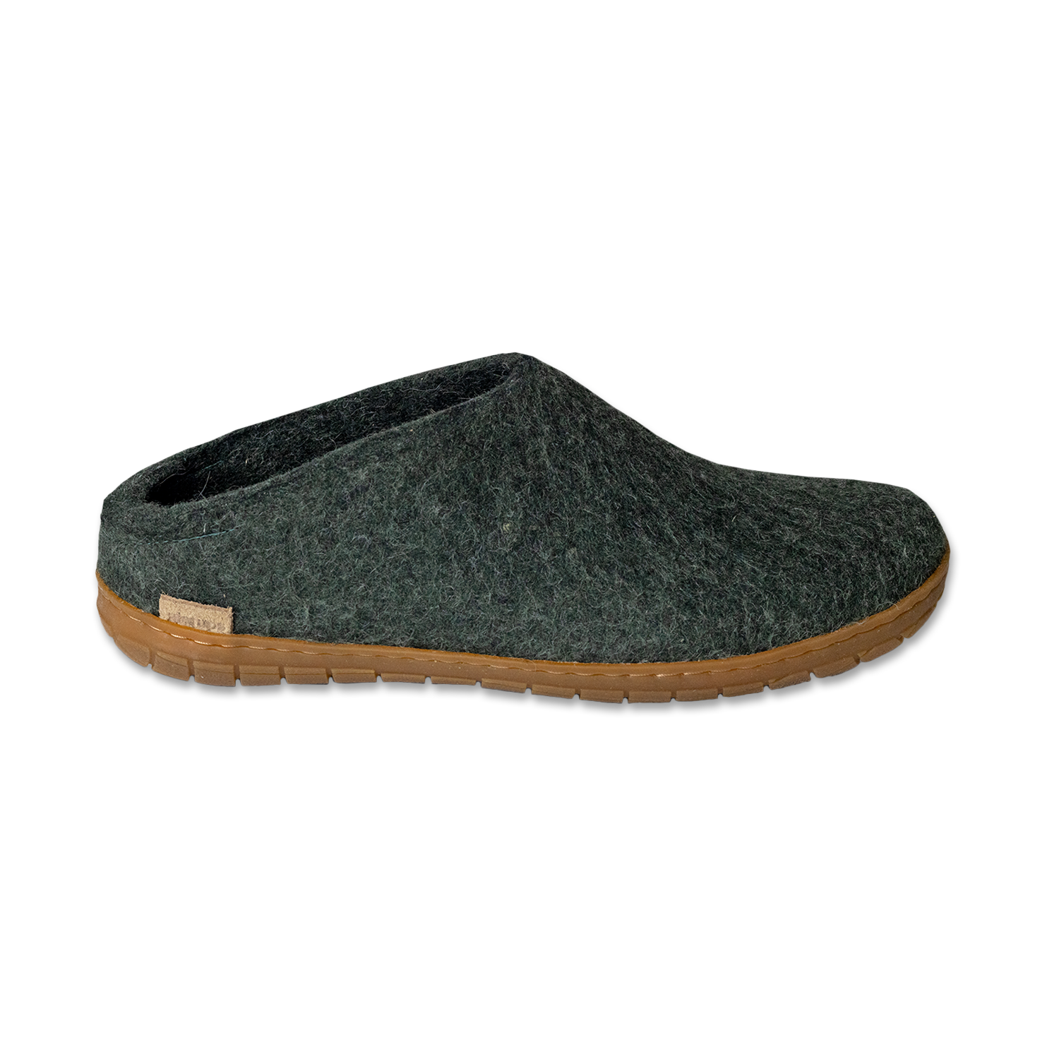 Glerups Slip-on Forest Green - Rubber Sole
