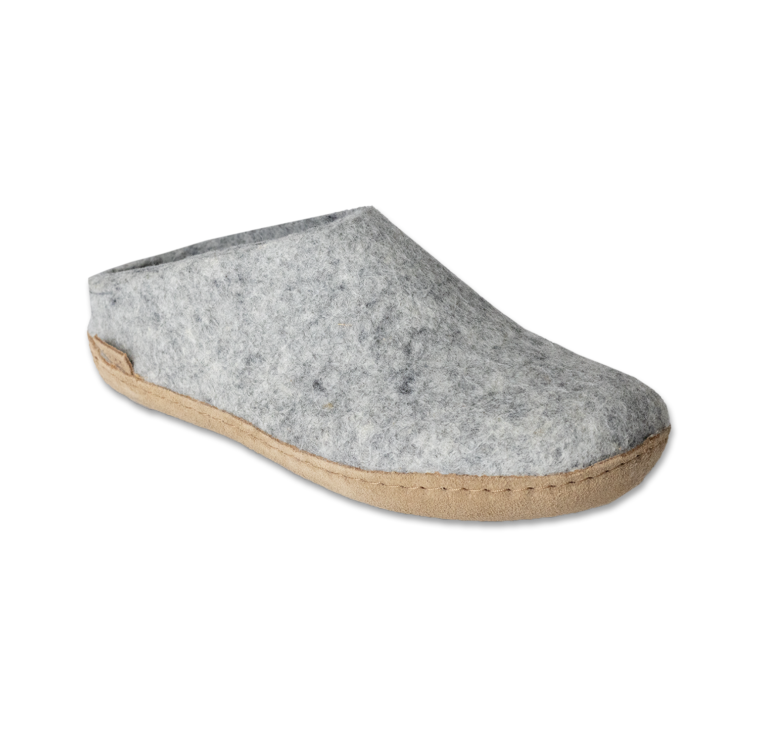 Glerups Slip-on Grey - Leather Sole