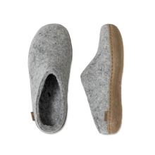 Glerups Slip-on Grey - Leather Sole