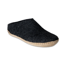 Glerups Slip-on Charcoal - Leather Sole