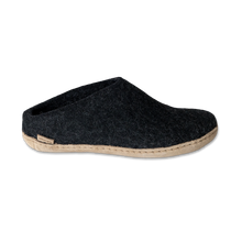 Glerups Slip-on Charcoal - Leather Sole