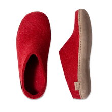 Glerups Slip-on Red - Leather Sole