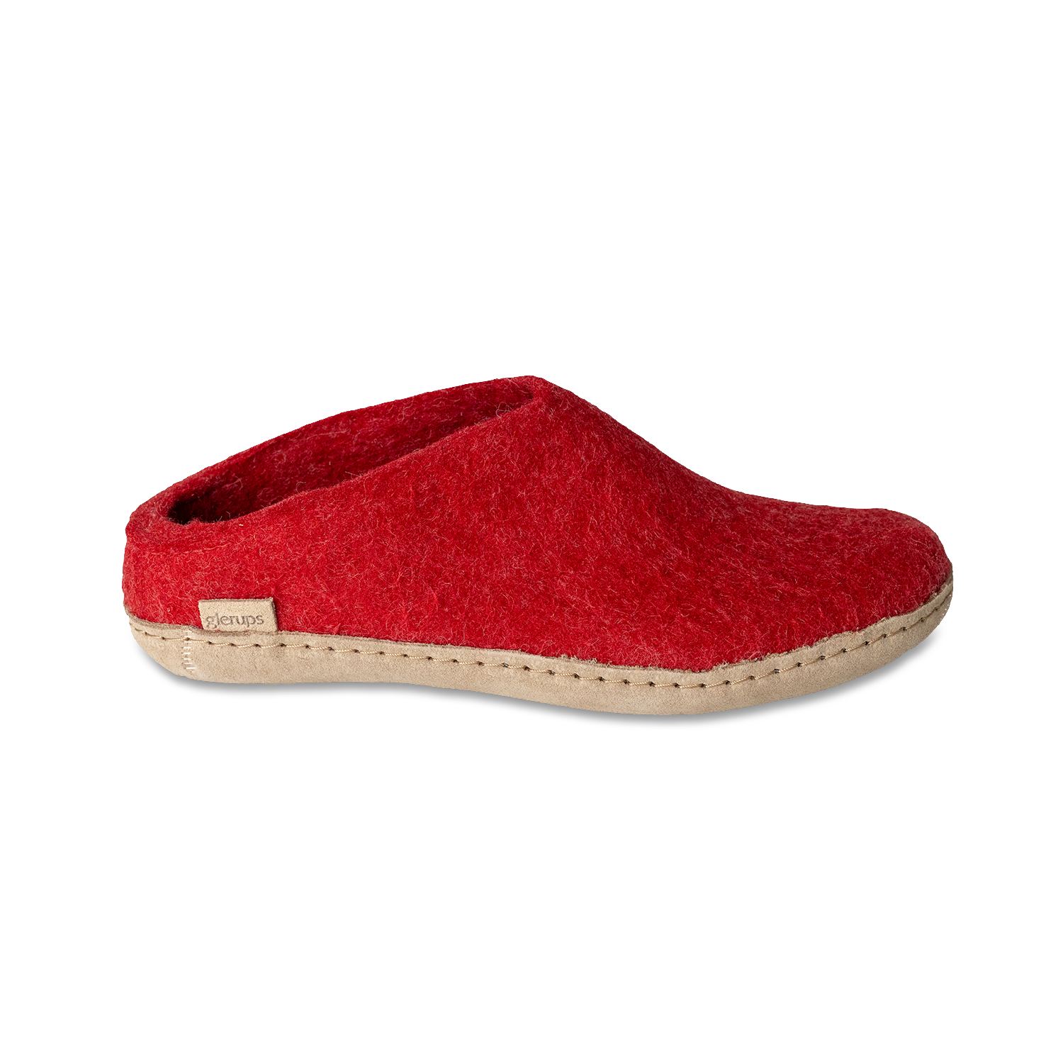 Glerups Slip-on Red - Leather Sole
