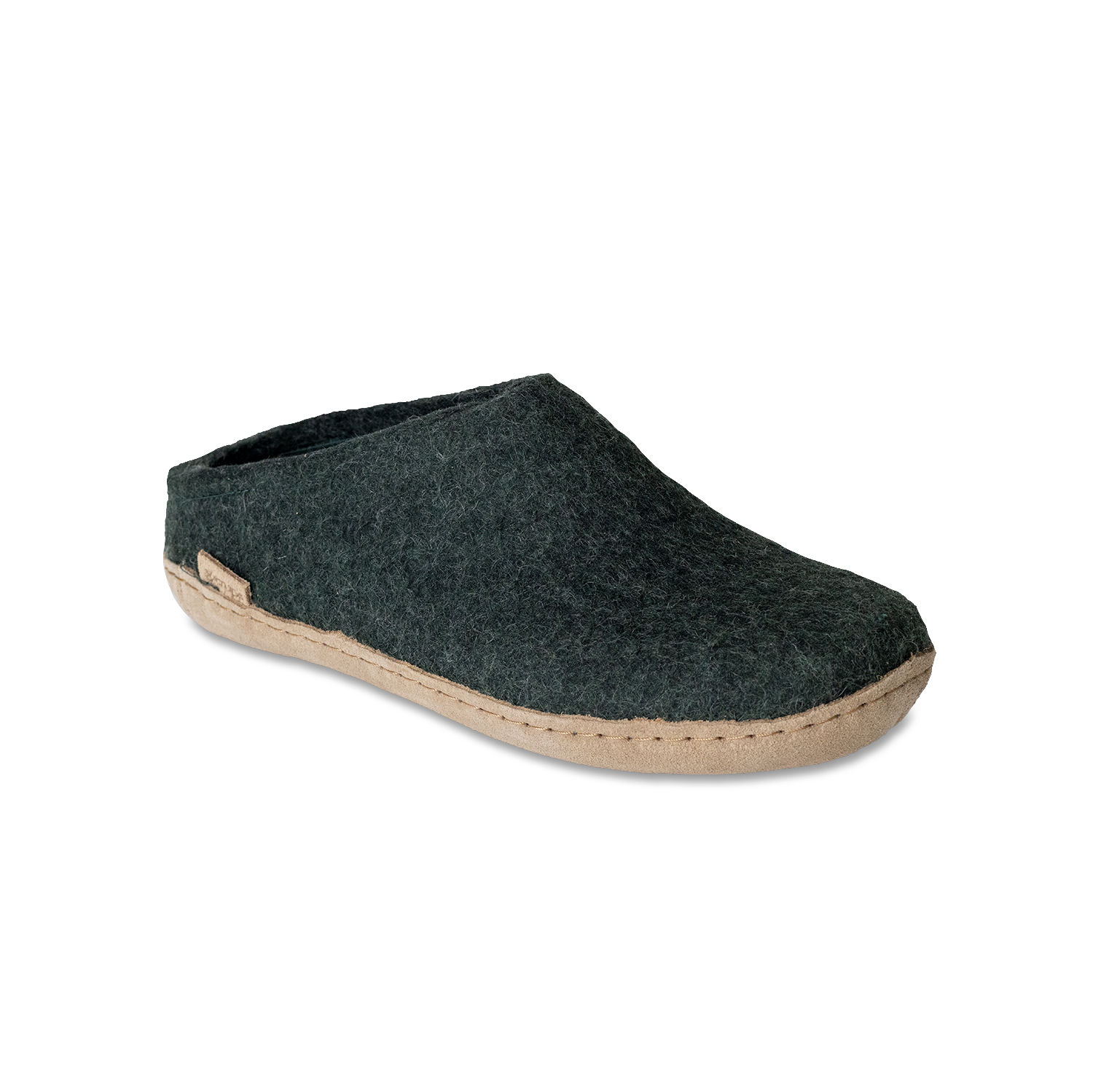 Glerups Slip-on Forest Green - Leather Sole