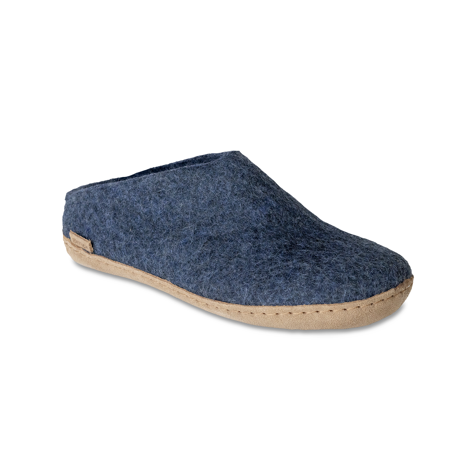 Glerups Slip-on Denim - Leather Sole