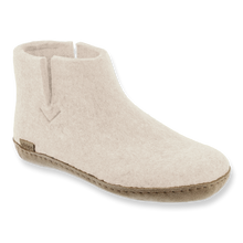 Glerups Boot White - Leather Sole