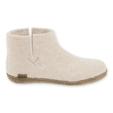 Glerups Boot White - Leather Sole