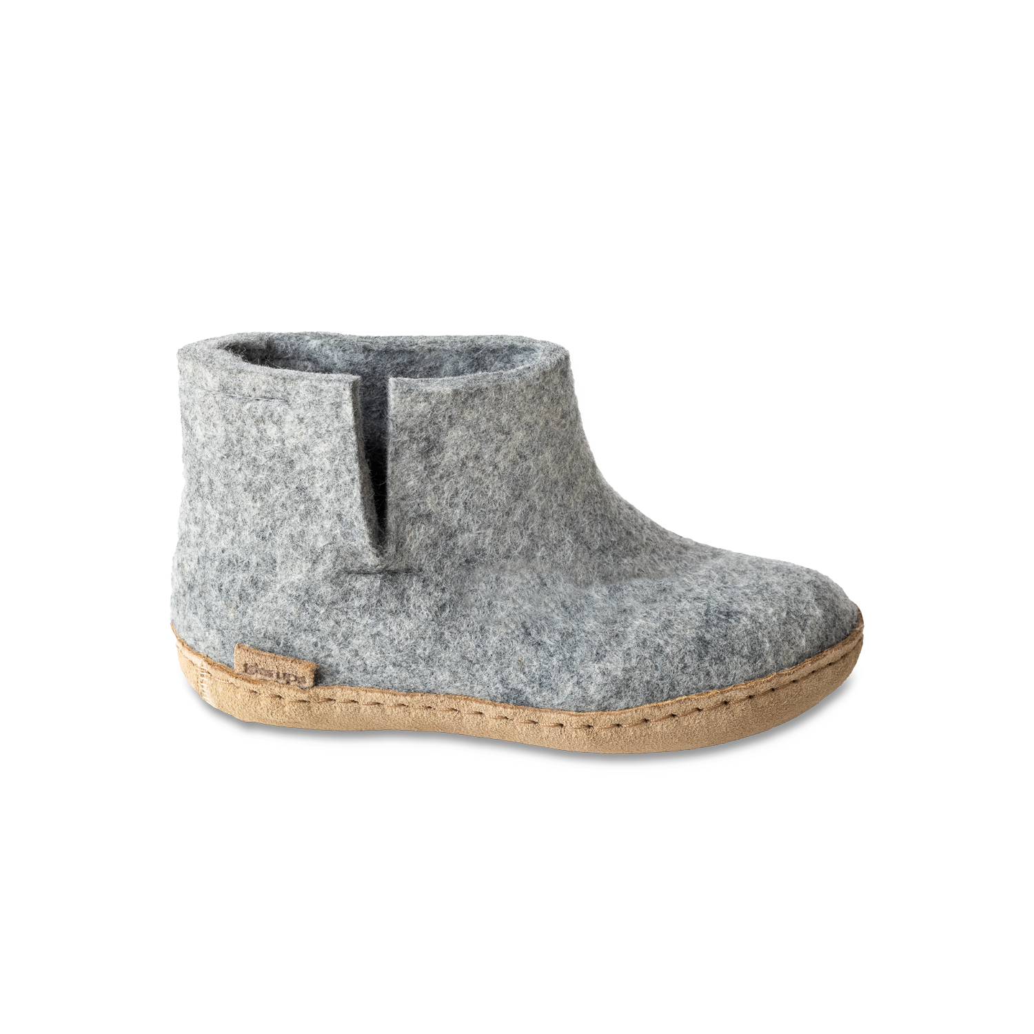 Glerups Boot Junior Grey - Leather Sole