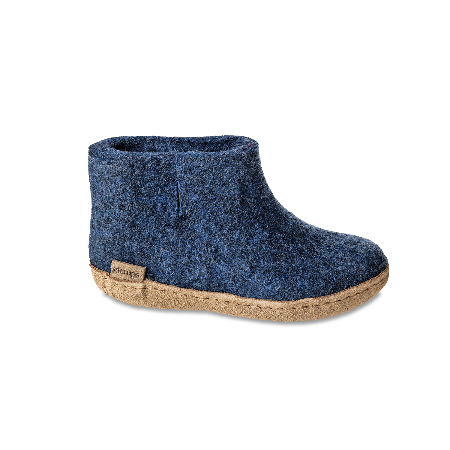 Glerups Boot Junior Denim - Leather Sole