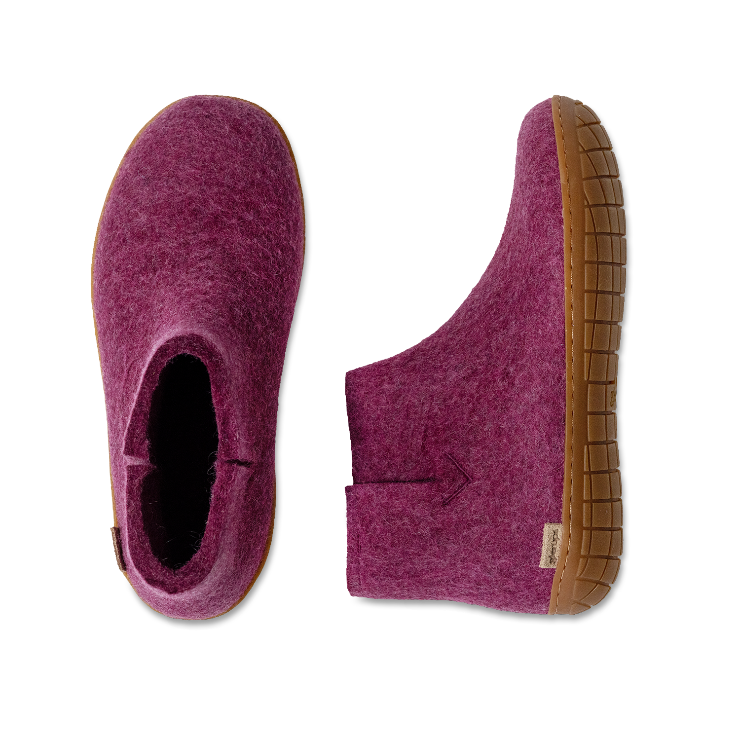 Glerups Boot Cranberry - Rubber Sole