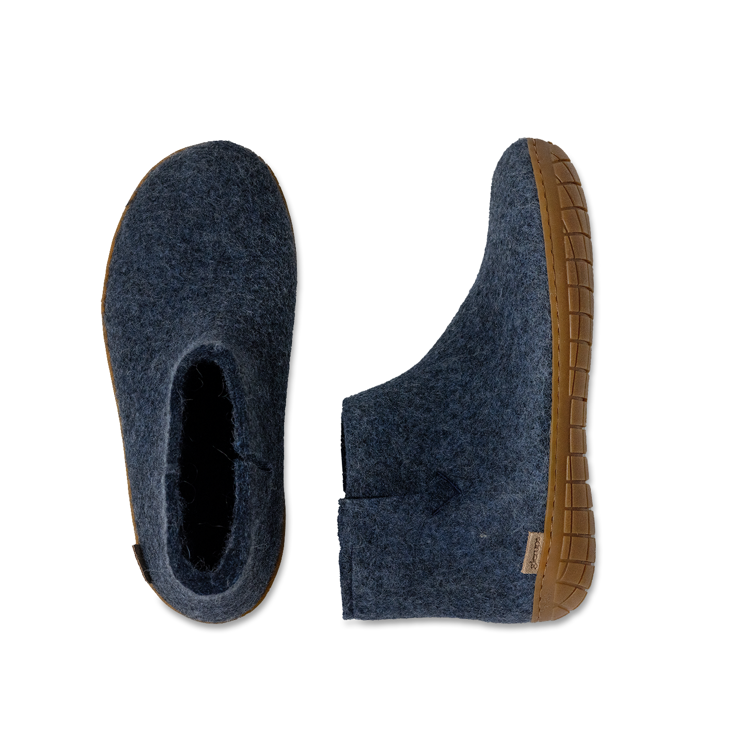 Glerups Boot Denim - Rubber Sole